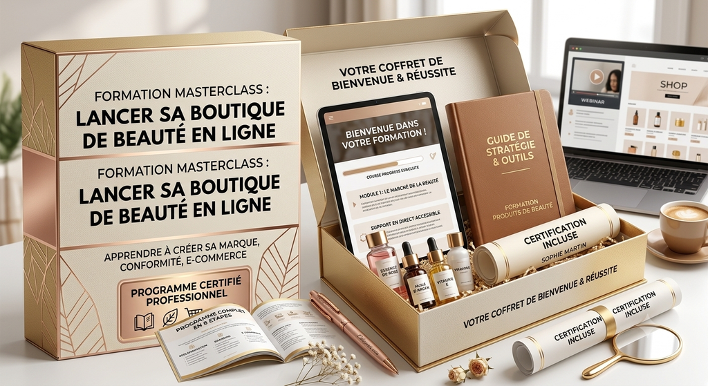Formation Elegante Miss lancer sa boutique de produit de beaute sur shopify